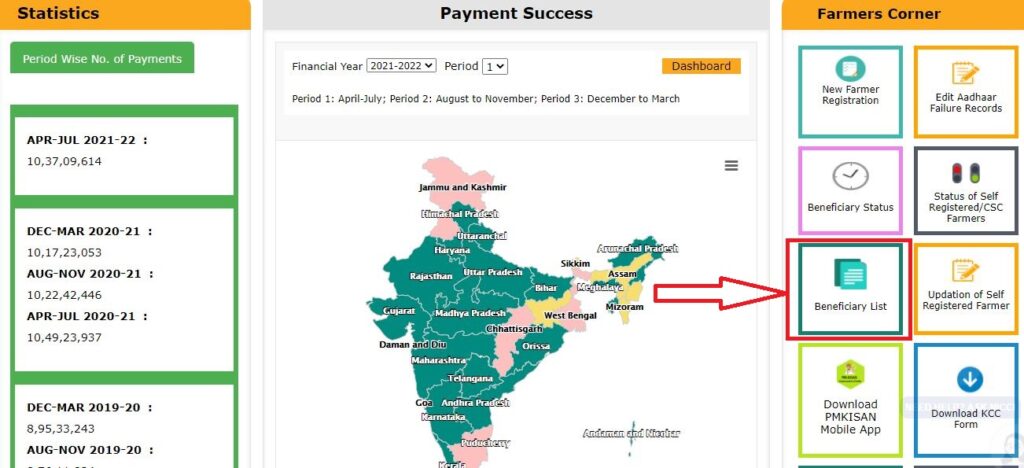 pm kisan status check 2021