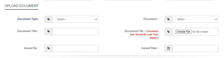upload document on samagra portal