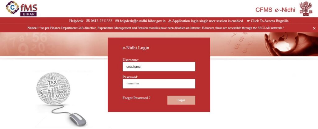 enidhi bihar login