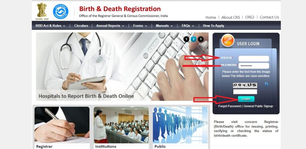 CRSORGI login