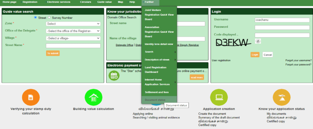 Check Document Status