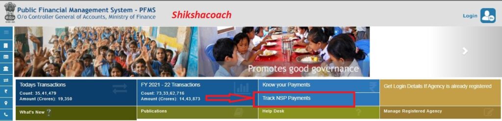 Track nsp payement