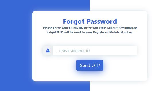 forgot password hrms