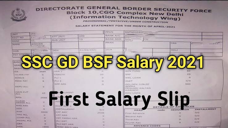 bsf payslip
