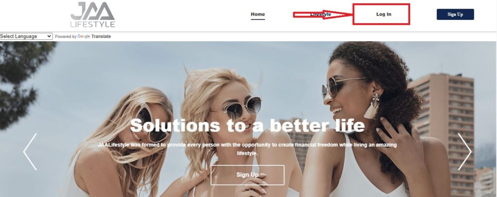 jaa lifestyle login