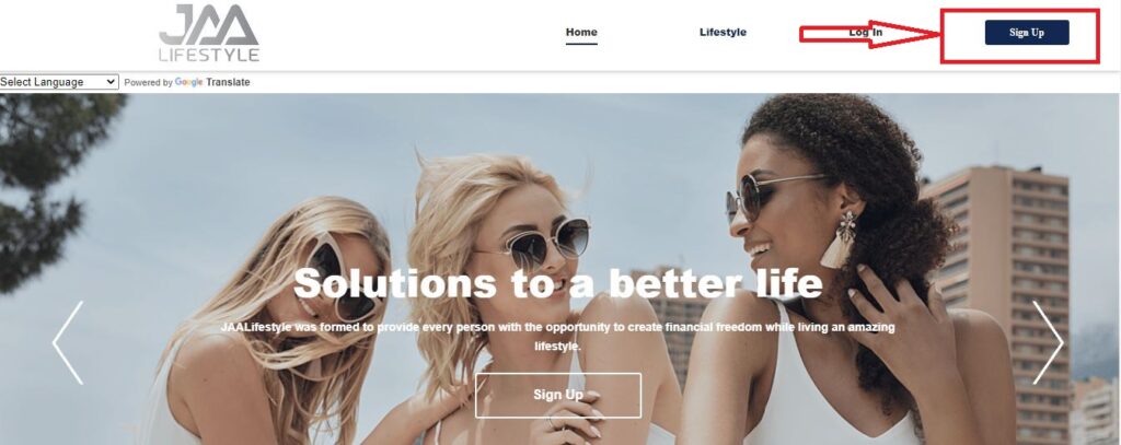 jaa lifestyle registration