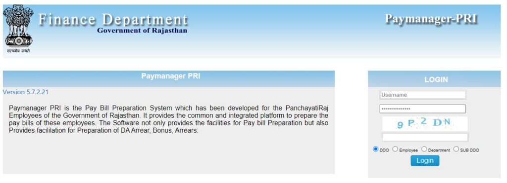 pri paymanager login