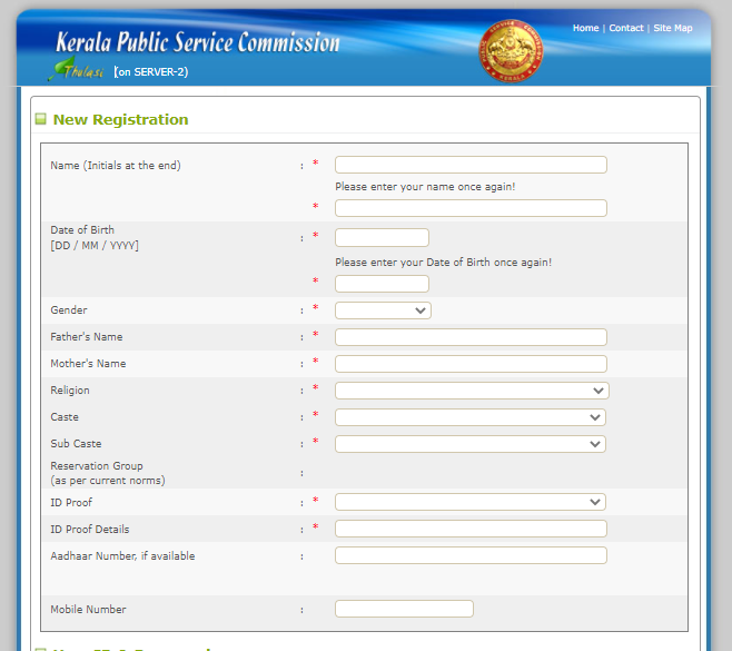 KPSC Thulasi Registration