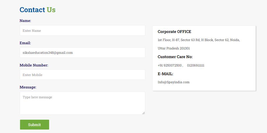 spay india registration for agent