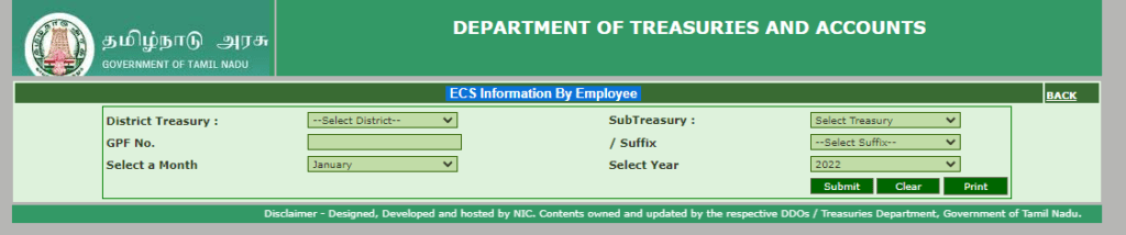 ECS Information By tn Employee