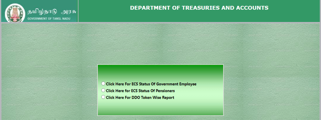 ECS Status Of Government Employees