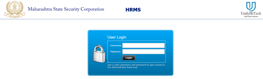 mssc hrms login