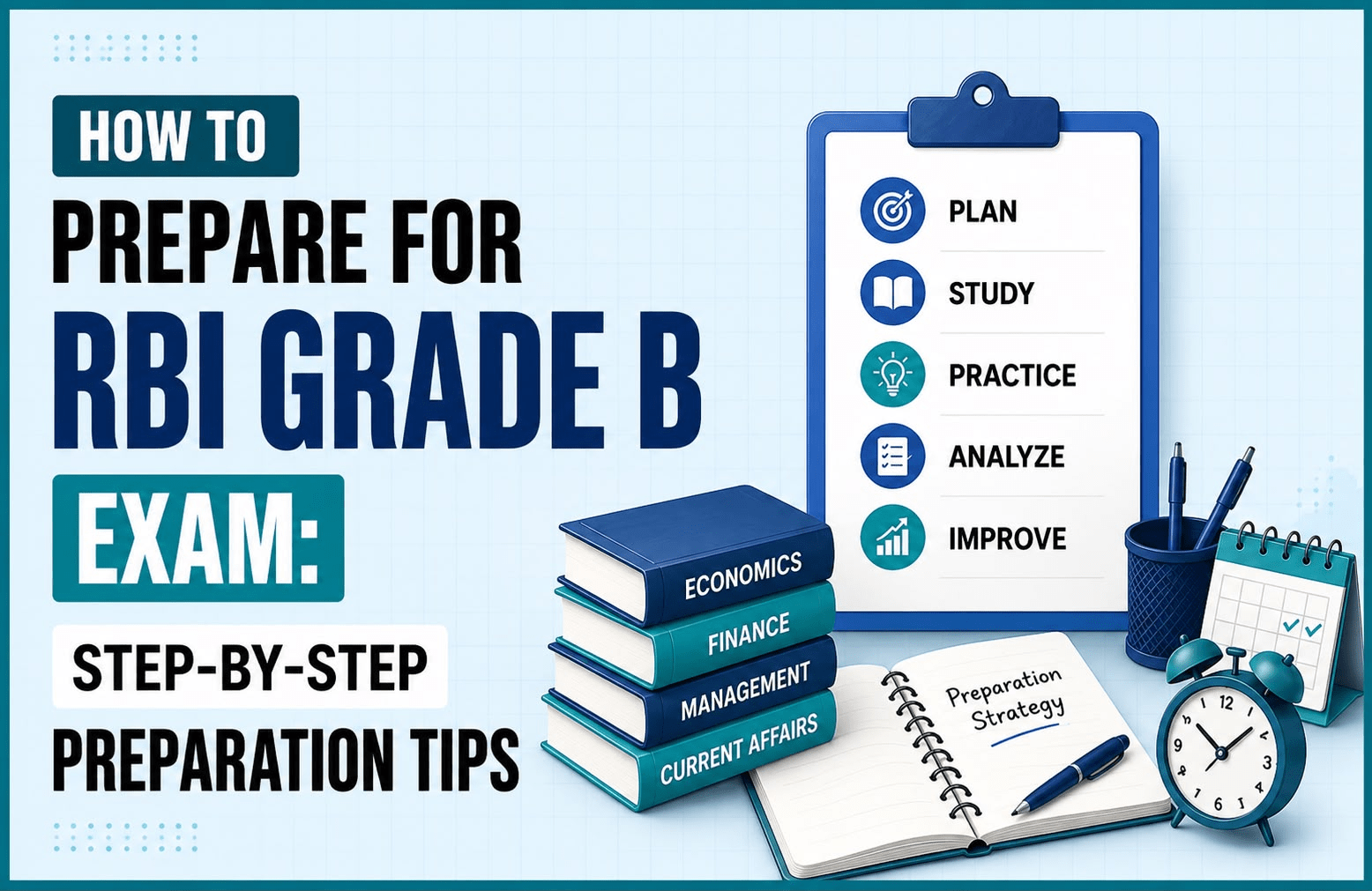  RBI Grade B Exam Preparation Tips